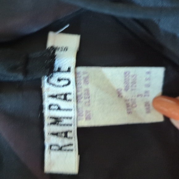 Vtg 90s Black Rachel Green FRIENDS Halter Slip Dress Spaghetti Strap  Dress XS - Picture 3 of 8